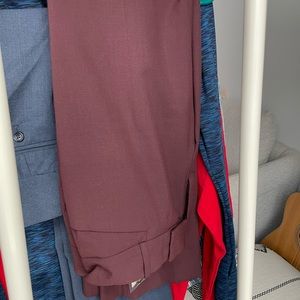 Size 2 burgundy pants by The Limited.